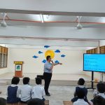 Student using stage (1)